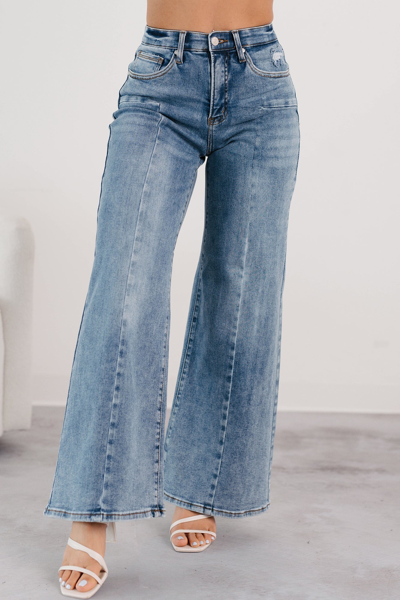 Ruda Wide Leg Tummy Control Saige Jeans (Medium)